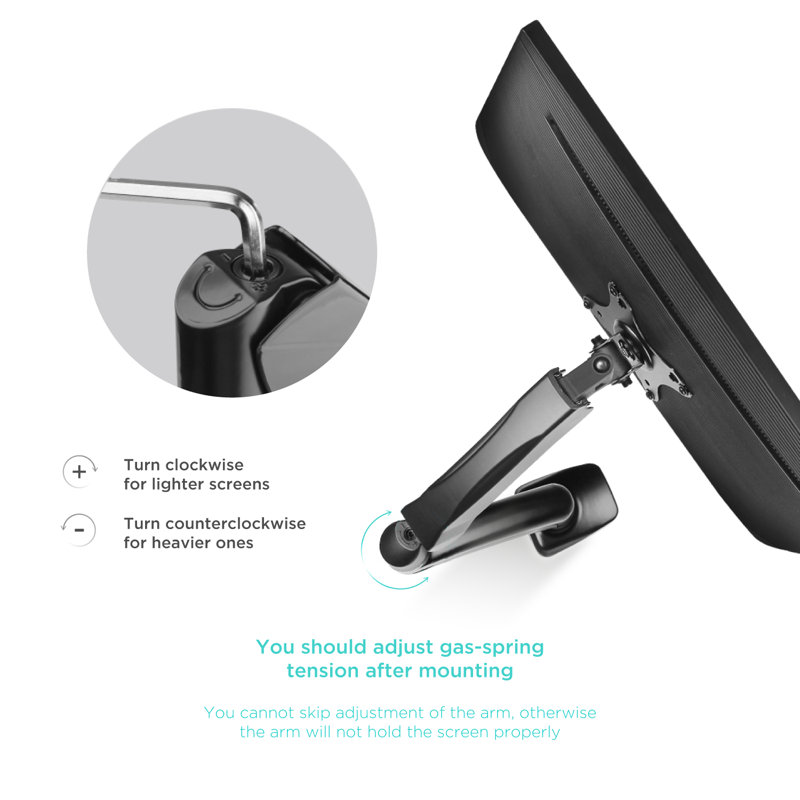 ONKRON Single Screen Desktop Mount