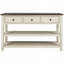 Console avec deux tablettes ouvertes