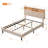 Isenberg Vella Upholstered Bookcase Platform Bed-122462497-122462496