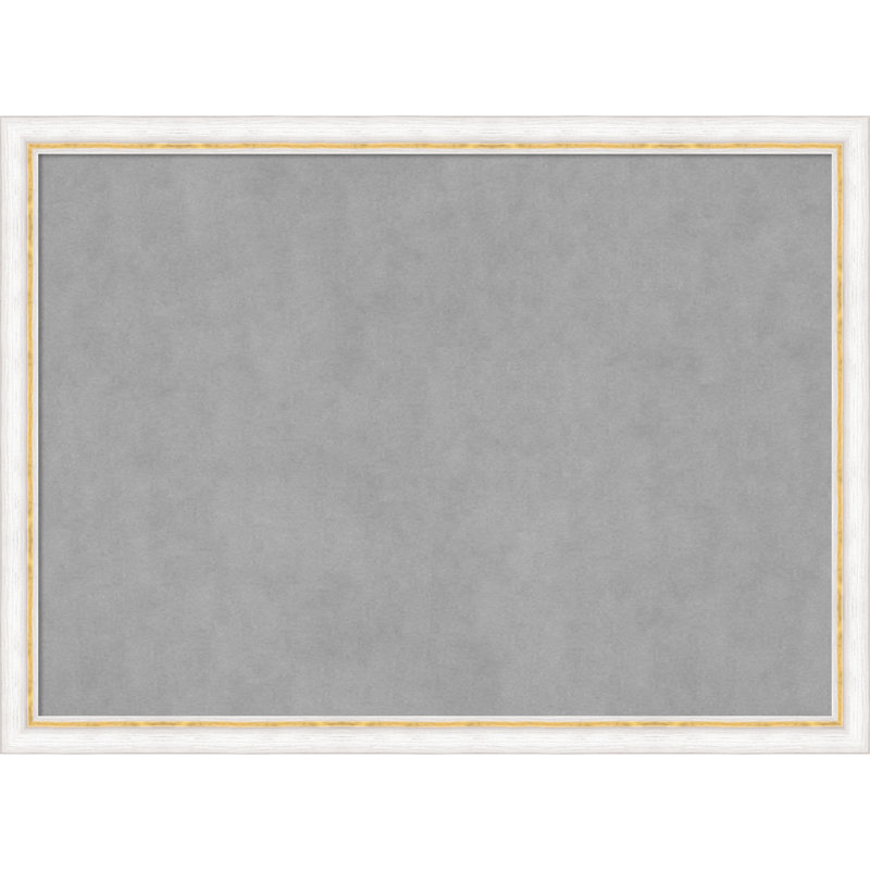Tableau magnétique encadré or blanc Morgan, H 22 po x l 30 po