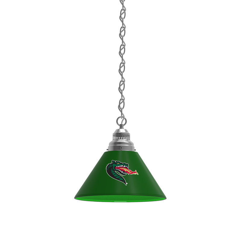 1 - Light Single Pendant, Chrome, UAB Blazers