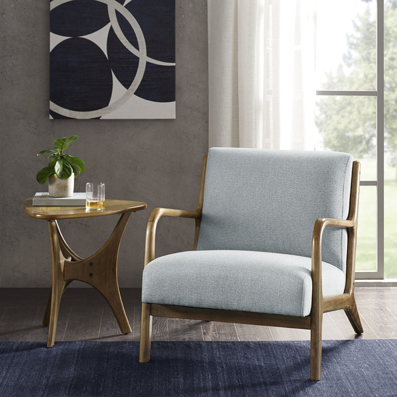 Méridienne Mid Century, Light Blue
