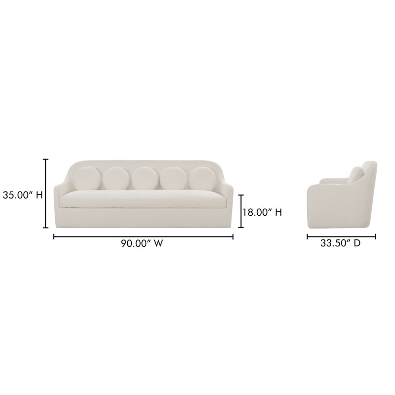 Rialto Sofa White, White