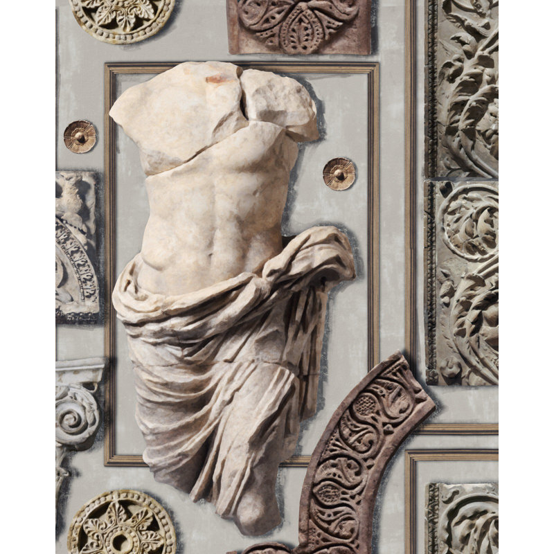 The Artists House Non-Pasted Satin Wallpaper Roll