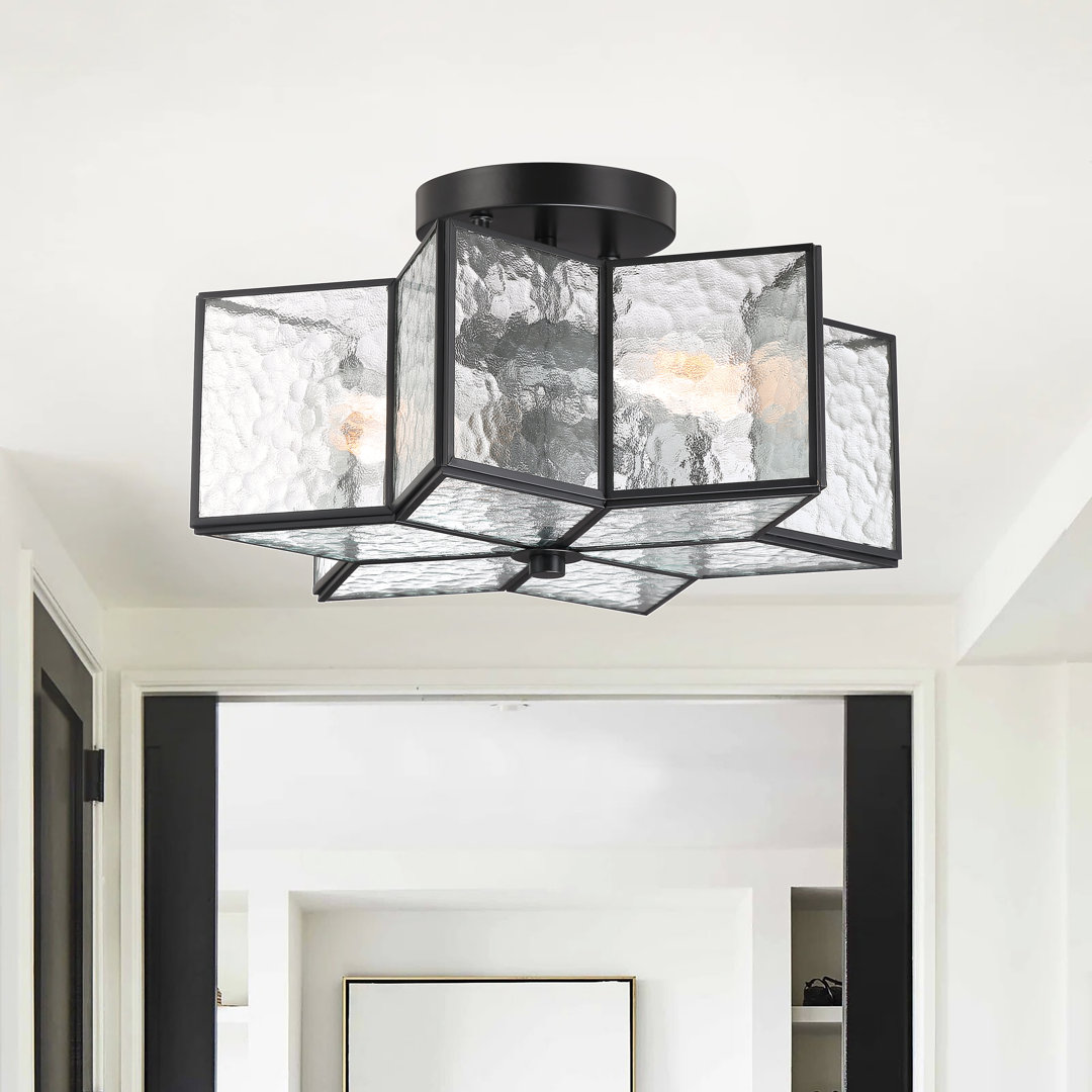 Aireen 2 - Light 41cm Unique/Statement Star Semi Flush Mount Light
