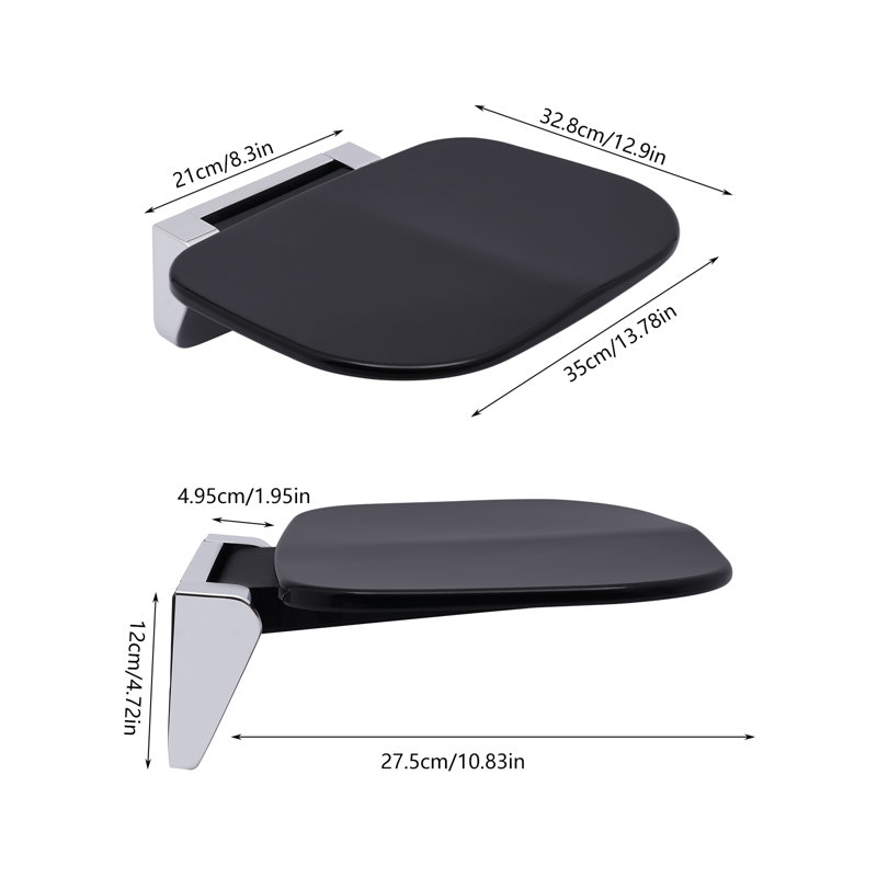 Foldable Shower Chair Wall Mounted