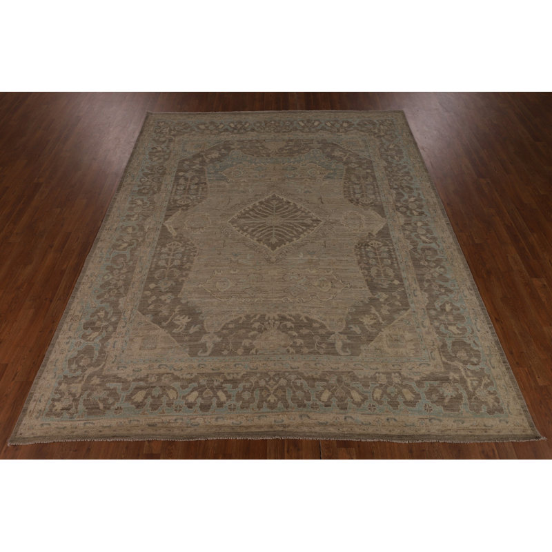 Vegetable Dye Oushak Turkish Area Rug