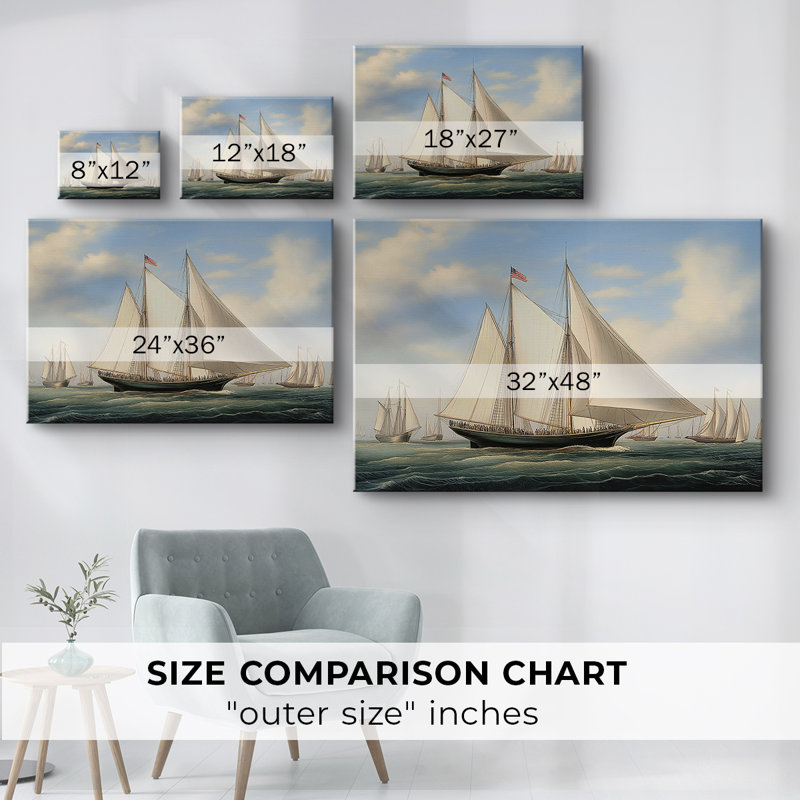 Nautical Series-Cxxvii -Galerie enveloppée Cavas, 12 x 18