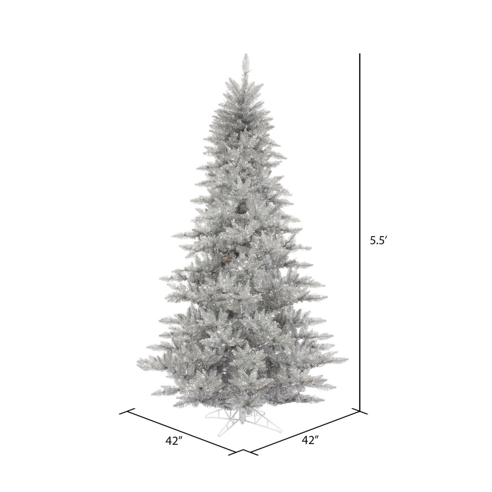 Artificial Fir Christmas Tree, 5.5'