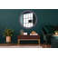 Huldar Glass Flat Wall Mirror