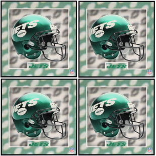 Sous-verre New York Jets Helmet (Ensemble de 4)