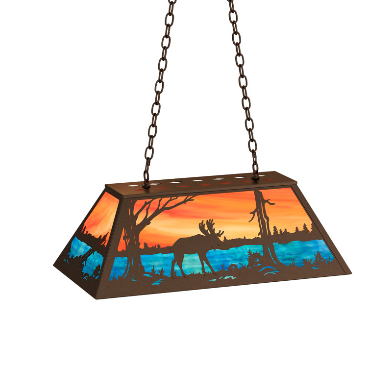 Luminaire suspendu géométrique Old Forge, 1, Noir