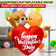 Boule gonflable Kiss Couple Bear