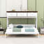 Lit escamotable simple en bois avec 3 tiroirs