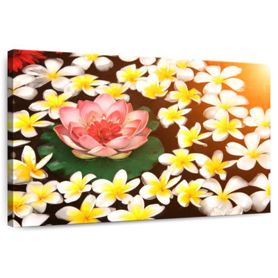Harnek Plumerias And Lotus Flower