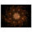 Large Rounded Brown Fractal Flower Graphic Art on Wrapped Canvas-18272492