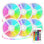 WBM Smart LED Strip Light, 5050 RGB Color Changing, RF Control for Bedroom, Kitchen (Pack of 6)
