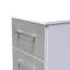 Fully Assembled Louberta 3 Drawer Bedside Cabinet-1339505419
