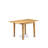 3 Piece Dining Room Table Set Contains a Rectangle Kitchen Table with Dropleaf and 2 Linen Fabric Upholstered Dining Chairs, 30x48 Inch, Oak-496796313-481646088-414572385