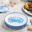 Plongez dans la cuisine côtière: ensemble de 6 assiettes en mélamine crabe Beach House - ensemble de 6, charme nautique vibrant, durable, léger et lavable au lave-vaisselle