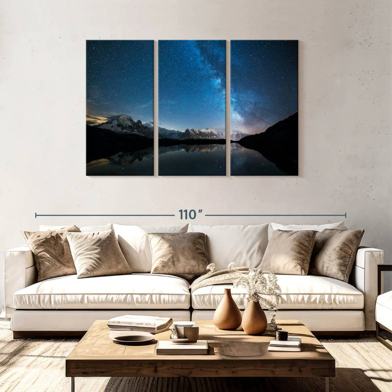 Oberle Milky Way Above Cheserys Lake, 48" H x 74" W