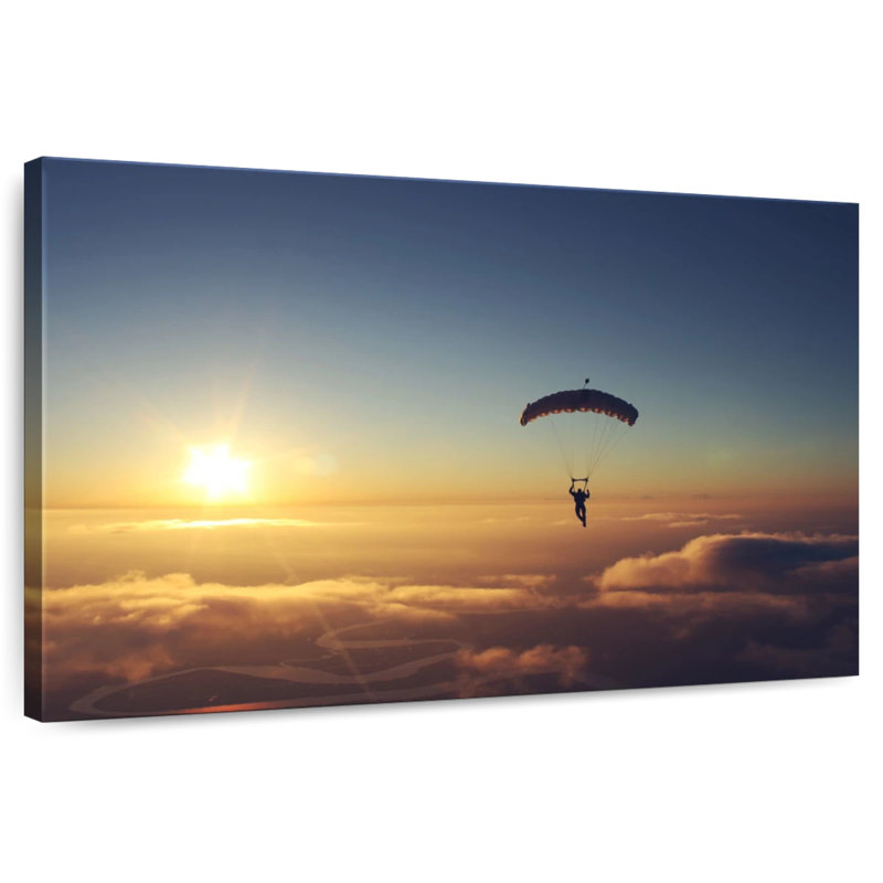 Sireci Skydiver Watching Sunset