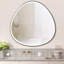 32 po Miroir de salle de bain avec fonction brouillard, cadre gris acier, miroir à DEL à cadre à intensité variable et moderne, pour un bain confortable