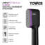 Tower T22038 Ceraglide Handheld Garment Steamer with Ceramic Soleplate, Brush Attachment, Vertical Steaming, 1400W-129027497