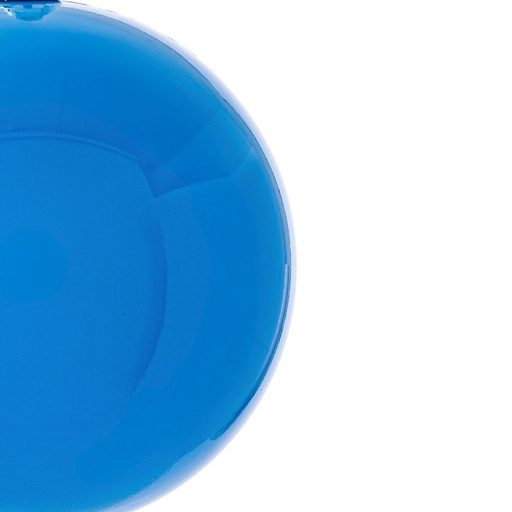  4.75" Aqua High-Gloss Ball Ornament. Includes 4 ornaments per bag., Blue