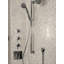 SeaTile 4"x 4" Natural Shell Listello/Border Tile in White Mother of Pearl