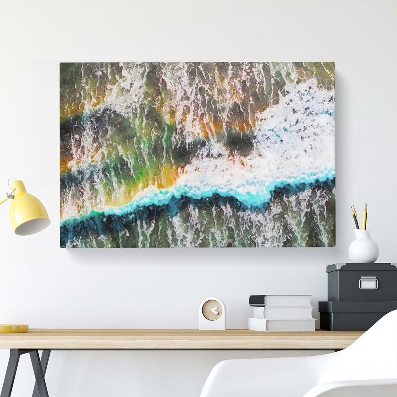 Heartbeat Of The Pacific Ocean - Wrapped Canvas Print, 40cm H x 60cm W x 3cm D