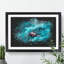 Manta Ray - Picture Frame Graphic Art-62802403-62802404