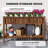 Dual-Tier Raised Garden Bed,Elevated Wood Planter Box,With Storage Shelf,Drainage Holes,And Liner-90030983