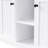 53Inch Large Kitchen Island With Drop Leaf, Power Outlet, Door Internal Storage Rack, Rolling Kitchen Cart On 5 Wheels With 5 Open Side Racks For Kitchen, Dining Room,White(Not Include Bar Stools)