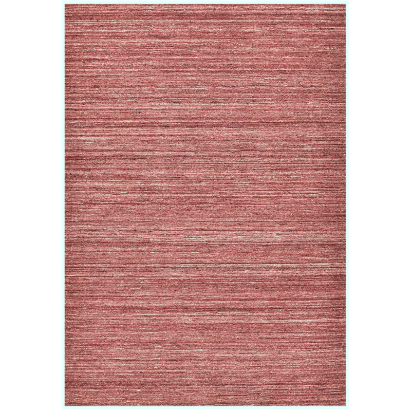 , Red Hand Woven Hand Loomed Area Rug, Rectangle 60 x 90cm