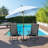 Jovenko Powder Coated Steel Outdoor Lounge Chair