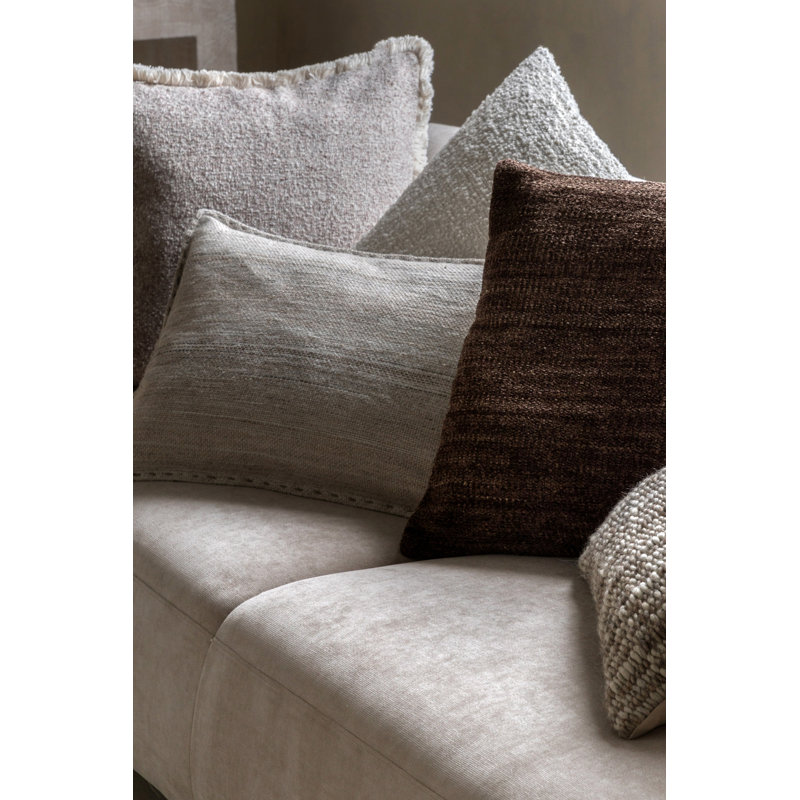 Grey Tonal Woven Cushion
