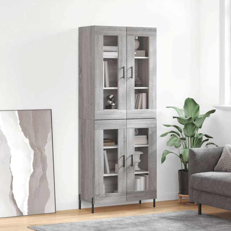 69.5cm Sideboard, Grey Sonoma