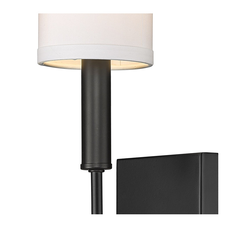 Danytza Candle Wall Light, Black