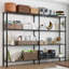 5-Tier Steel Height -Adjustable Storage Rack Heavy Duty Shelving Unit-1899585351-1899585349