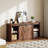 TV Stand With Sliding Barn Doors For Tvs Up To 65"-56030974
