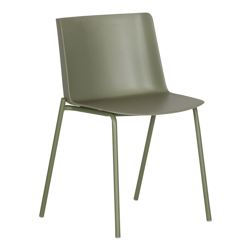 Outdoor Dining Side Chair, Green