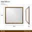 Portrait Mirror - Sienna Brown