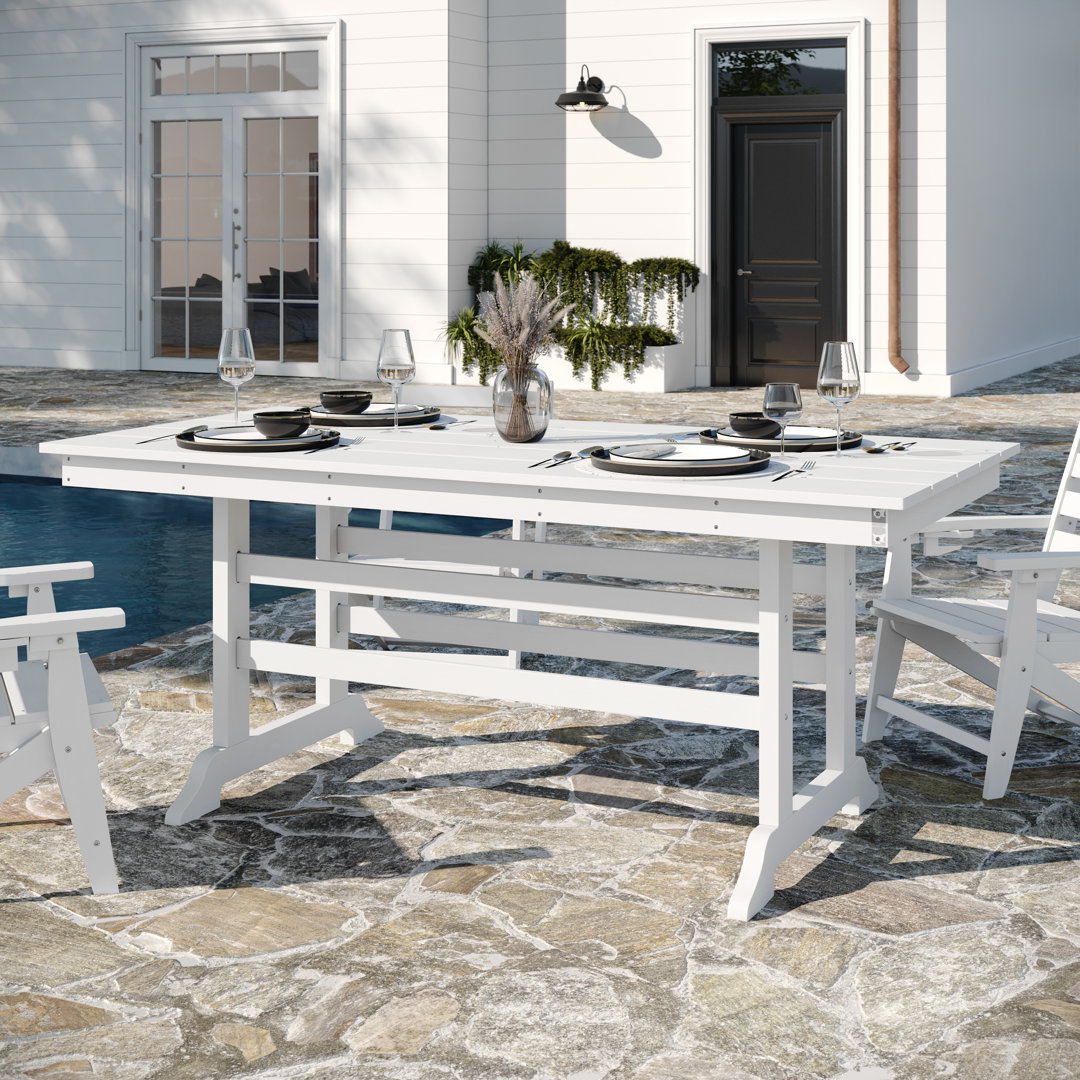 Commercial Grade Indoor/Outdoor Recycled HDPE Adirondack Dining Table Rosecliff Heights Table Top