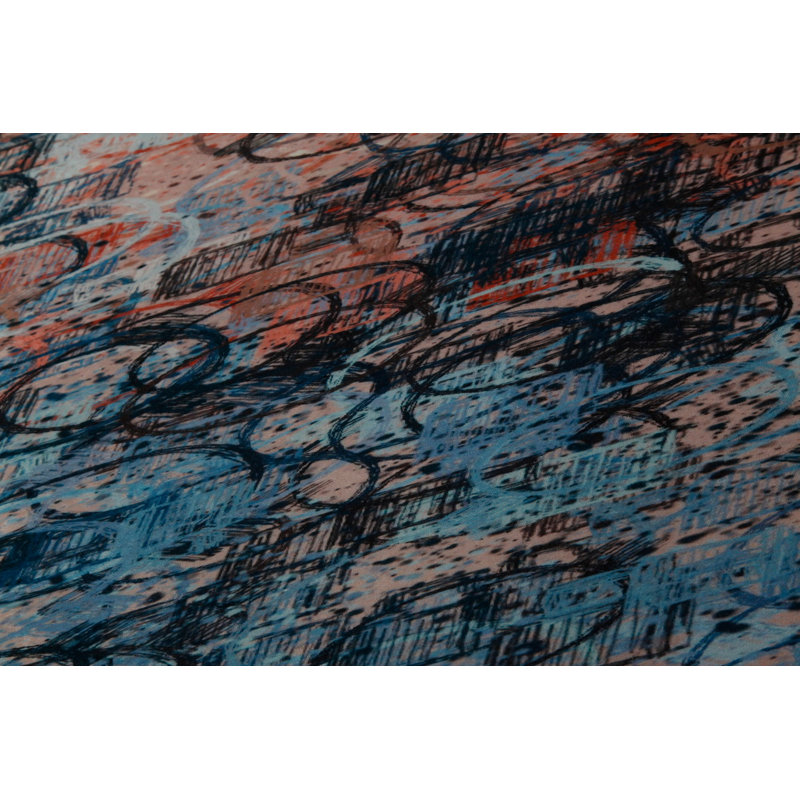 Tapis d'entrée de qualité supérieure, impression numérique 3D, 39,4 x 59,1 pouces | 100% polyester, antibactérien, antidérapant | Hauteur des poils: 0,04 po, lavable à la machine, idéale pour décorer le salon et le vestibule
