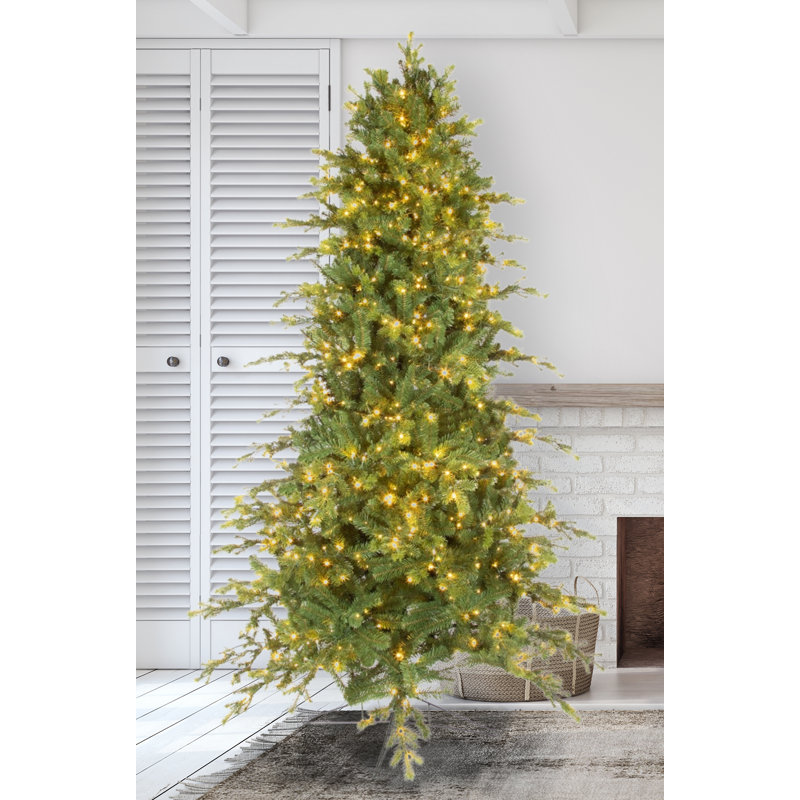 Douglas Lighted Artificial Fir Christmas Tree, 7.5'