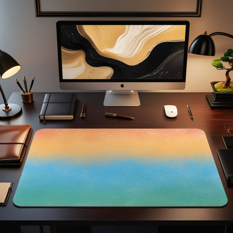 Polyester Desk Pad, 31.5x15.5