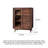 Mid-Century Modern Walnut Multi-Functional Accent Cabinet