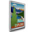Explore by J Paul - Reproduction d'art graphique sur toile encadrée-855437953-855437950