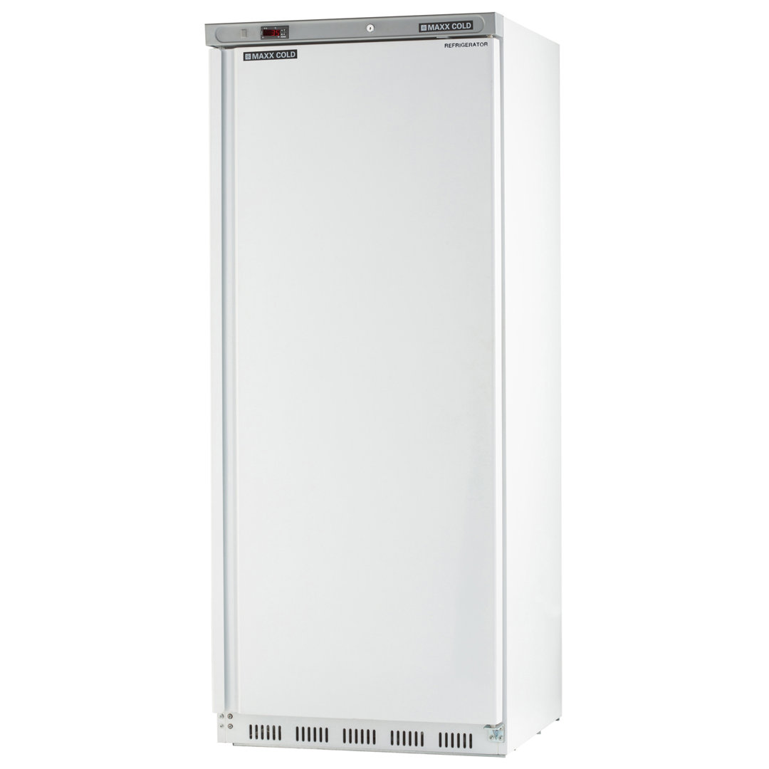 Maxx Cold Single Door Economy Reach-In Refrigerator, 23 cu. ft. Storage Capacity, in White Maxx Cold